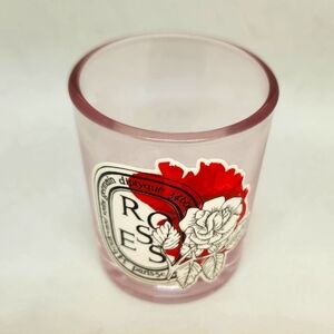 Empty Diptyque mini travel Roses holder & box, rare limited edition design